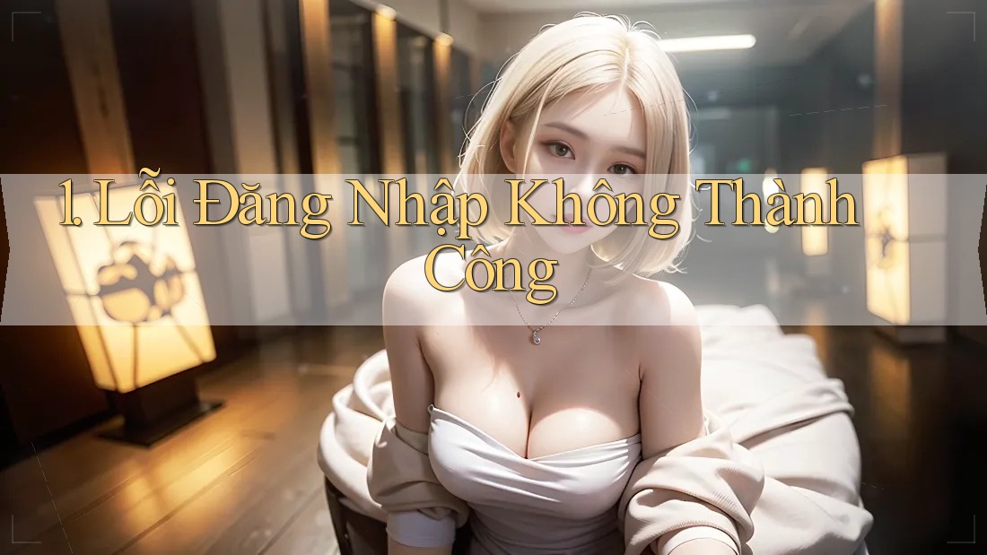 1. Lỗi Đăng Nhập Không Thành Công