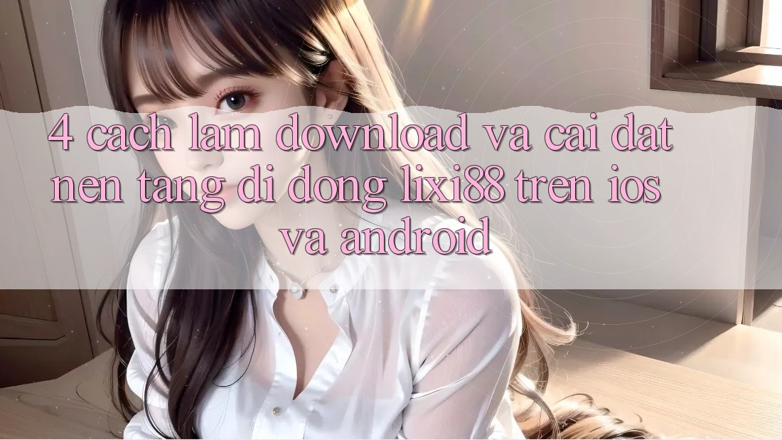 4. Cách làm Download Và Cài Đặt Nền tảng di động Lixi88 Trên iOS và Android