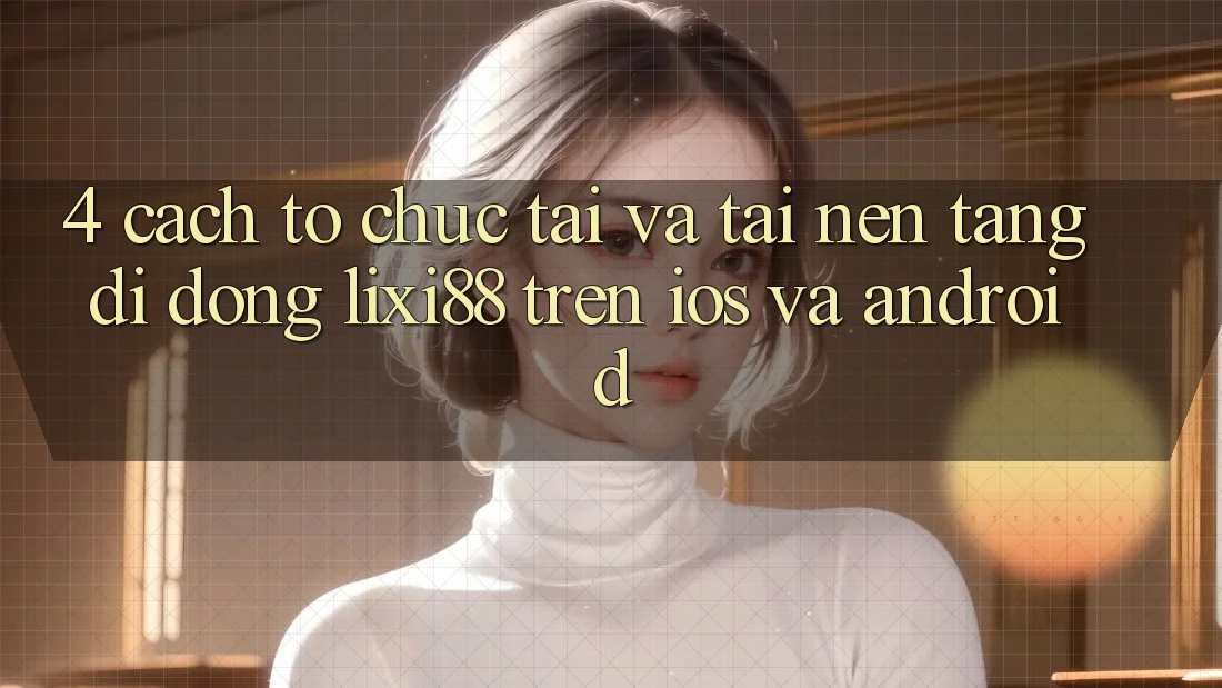 4. Cách tổ chức Tải Và Tải Nền tảng di động Lixi88 Trên iOS và Android