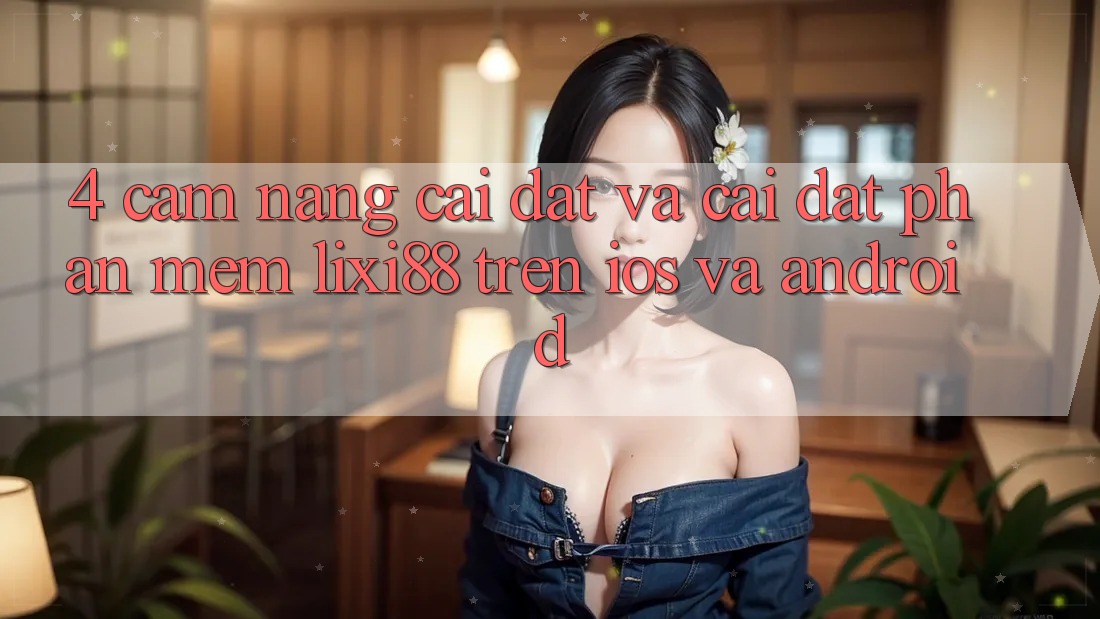 4. Cẩm nang Cài đặt Và Cài Đặt Phần mềm Lixi88 Trên iOS và Android
