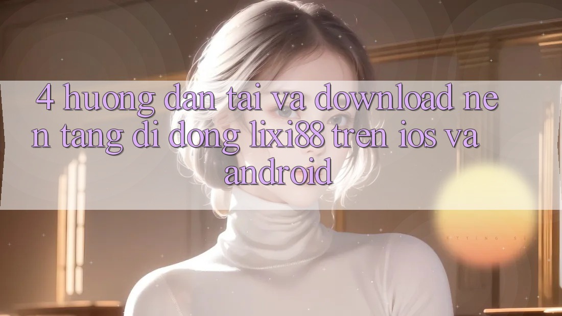 4. Hướng Dẫn Tải Và Download Nền tảng di động Lixi88 Trên iOS và Android