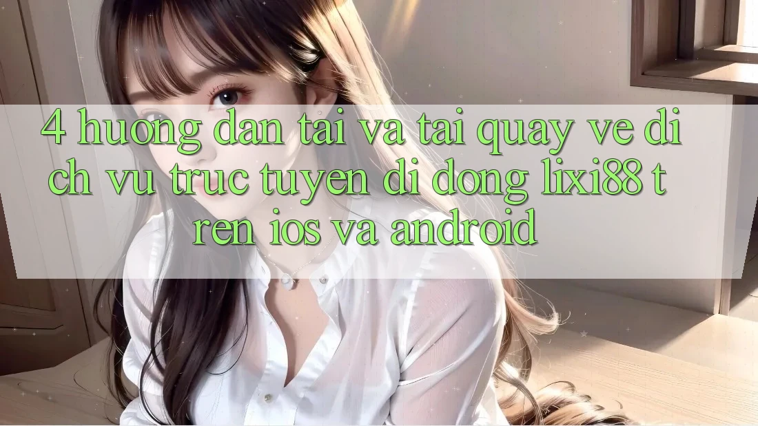 4. Hướng Dẫn Tải Và Tải quay về Dịch vụ trực tuyến di động Lixi88 Trên iOS và Android