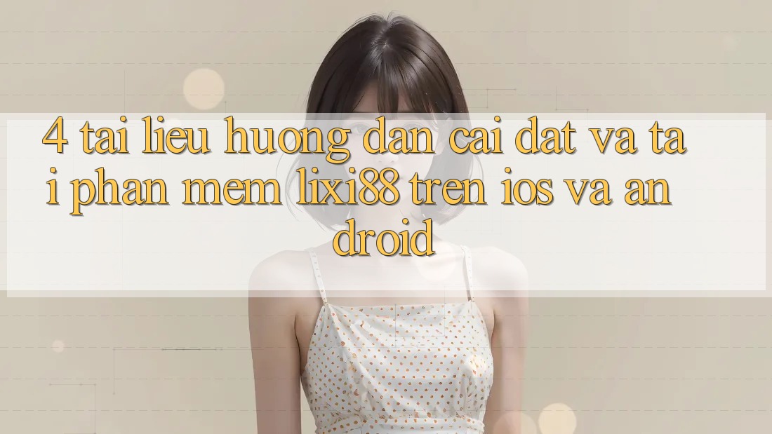 4. Tài liệu hướng dẫn Cài đặt Và Tải Phần mềm Lixi88 Trên iOS và Android