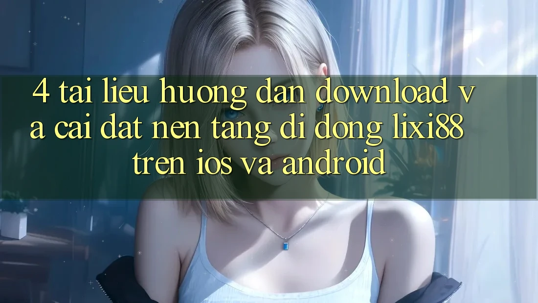 4. Tài liệu hướng dẫn Download Và Cài Đặt Nền tảng di động Lixi88 Trên iOS và Android