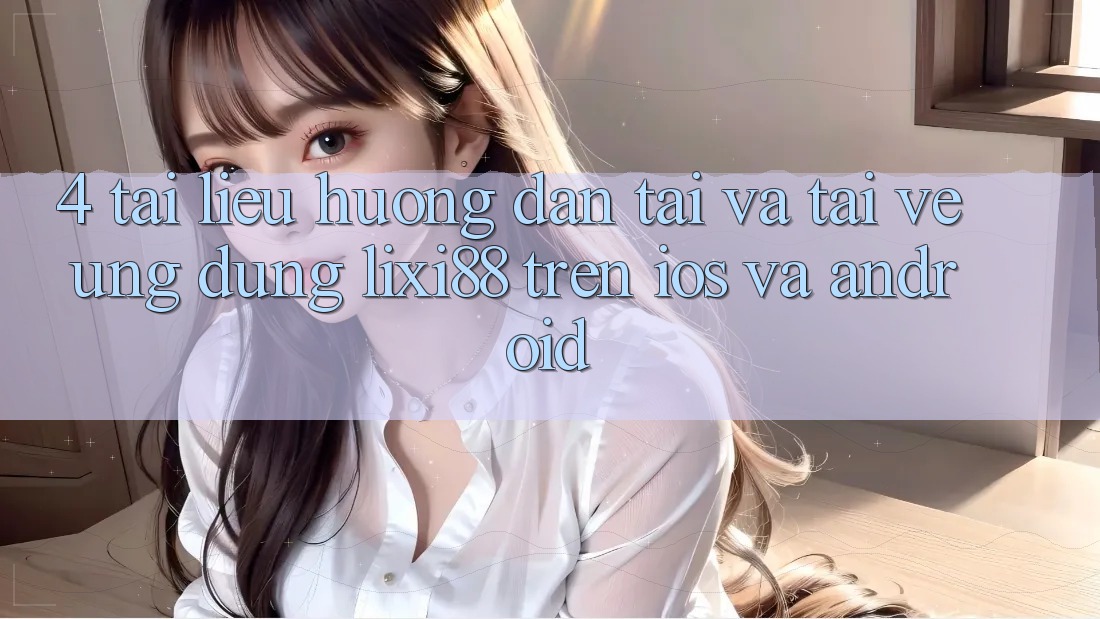 4. Tài liệu hướng dẫn Tải Và Tải về Ứng Dụng Lixi88 Trên iOS và Android