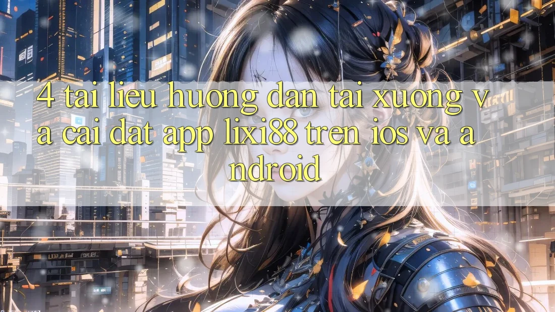 4. Tài liệu hướng dẫn Tải xuống Và Cài Đặt App Lixi88 Trên iOS và Android