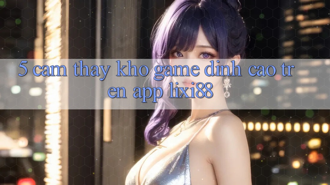 5. Cảm thấy Kho Game Đỉnh Cao Trên App Lixi88