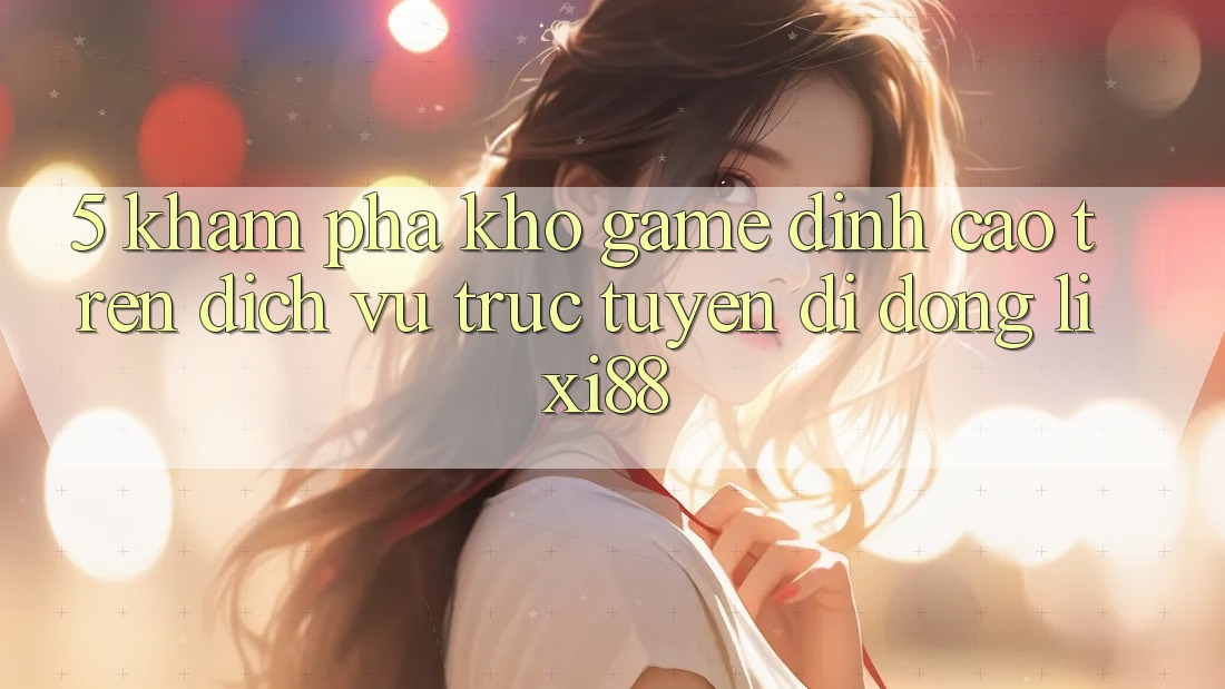5. Khám Phá Kho Game Đỉnh Cao Trên Dịch vụ trực tuyến di động Lixi88