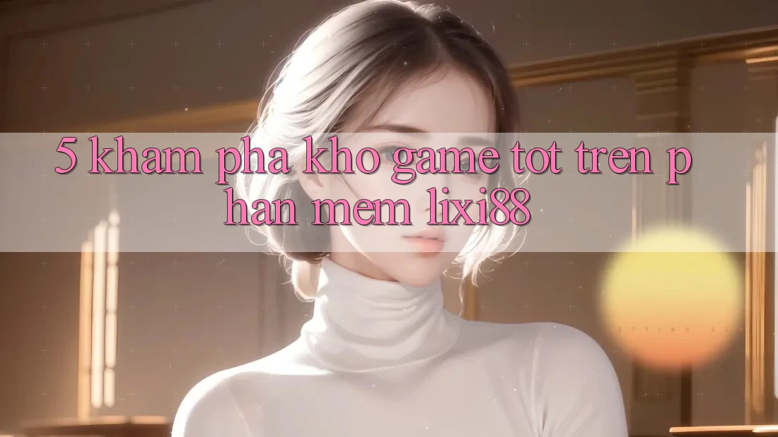 5. Khám Phá Kho Game Tốt Trên Phần mềm Lixi88