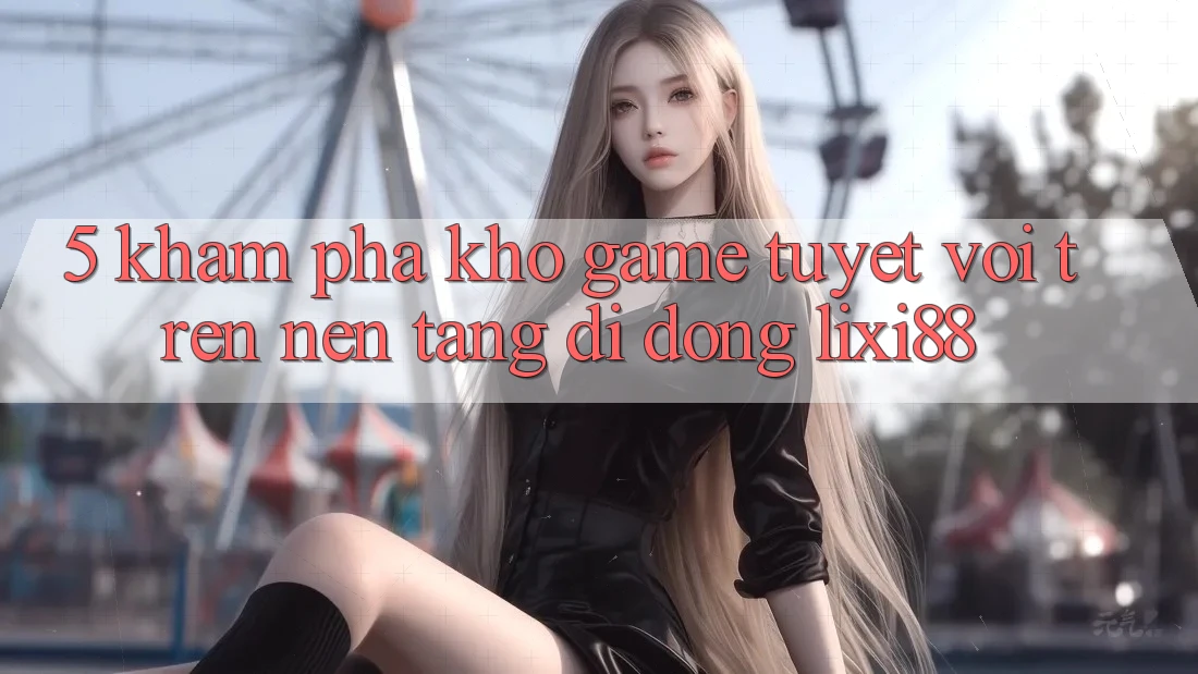 5. Khám Phá Kho Game Tuyệt vời Trên Nền tảng di động Lixi88