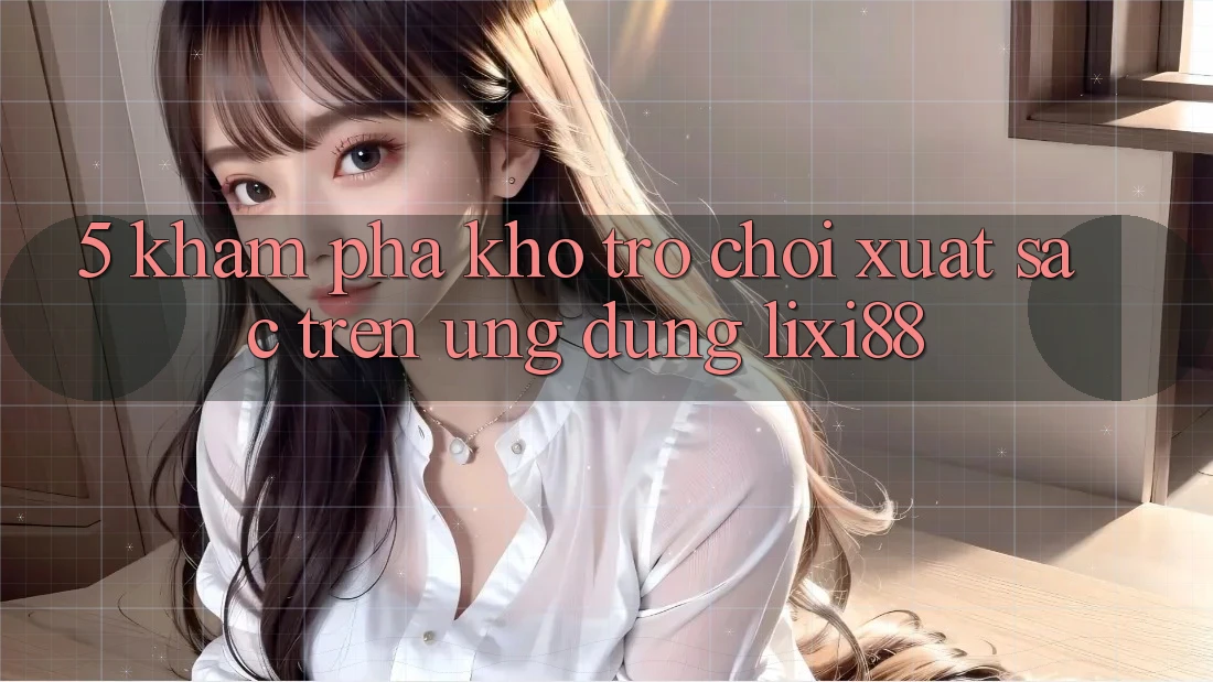 5. Khám Phá Kho Trò chơi Xuất sắc Trên Ứng dụng Lixi88
