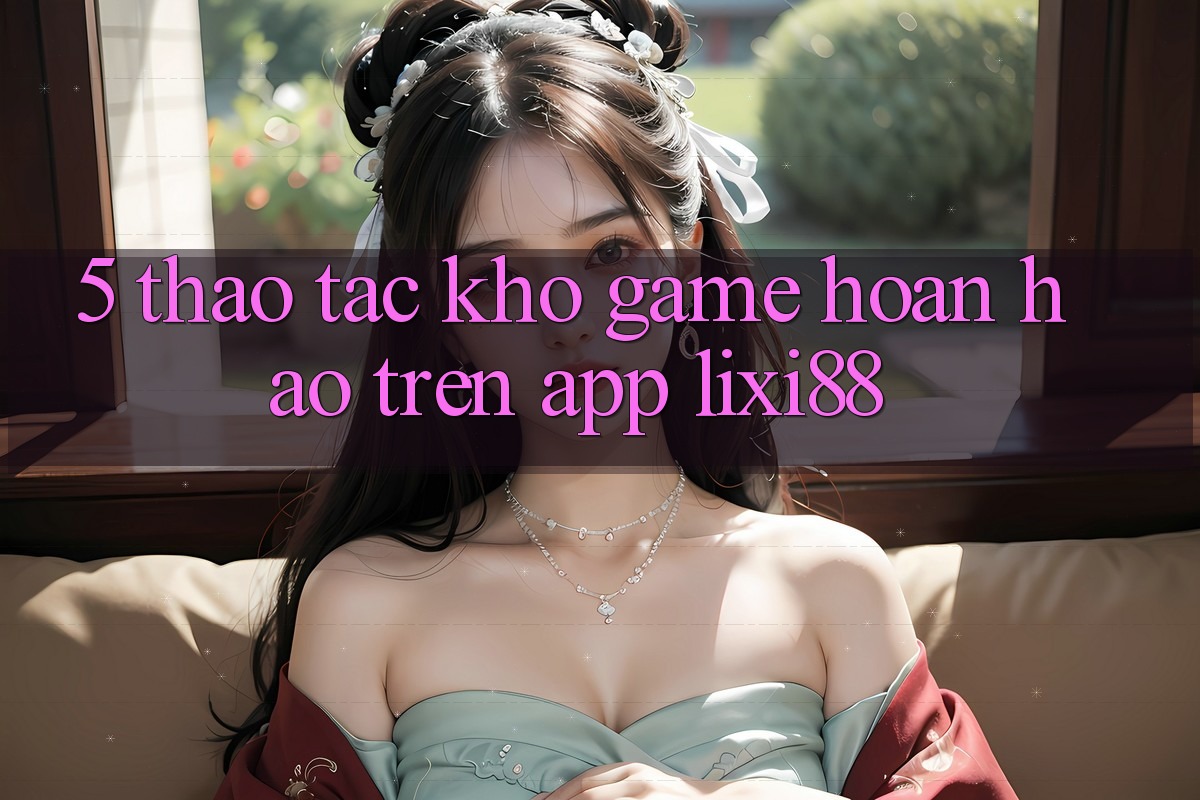 5. Thao tác Kho Game Hoàn hảo Trên App Lixi88