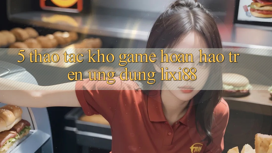 5. Thao tác Kho Game Hoàn hảo Trên Ứng dụng Lixi88