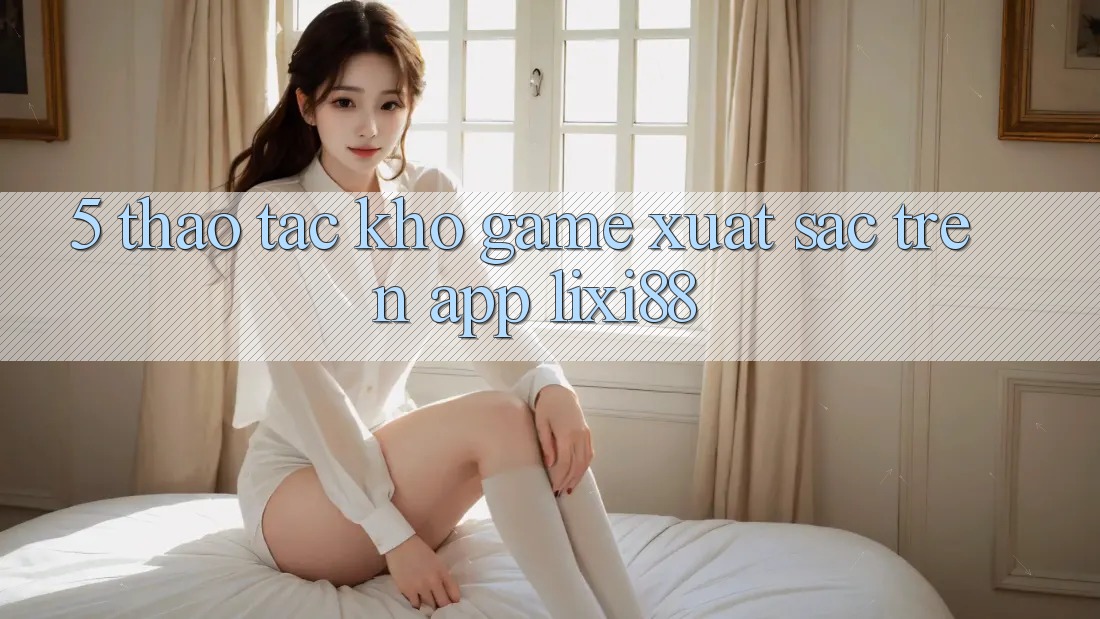 5. Thao tác Kho Game Xuất sắc Trên App Lixi88