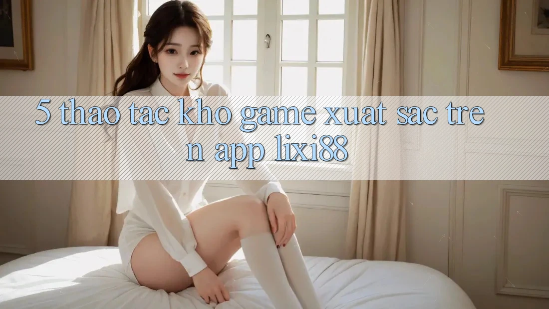 5. Thao tác Kho Game Xuất sắc Trên App Lixi88