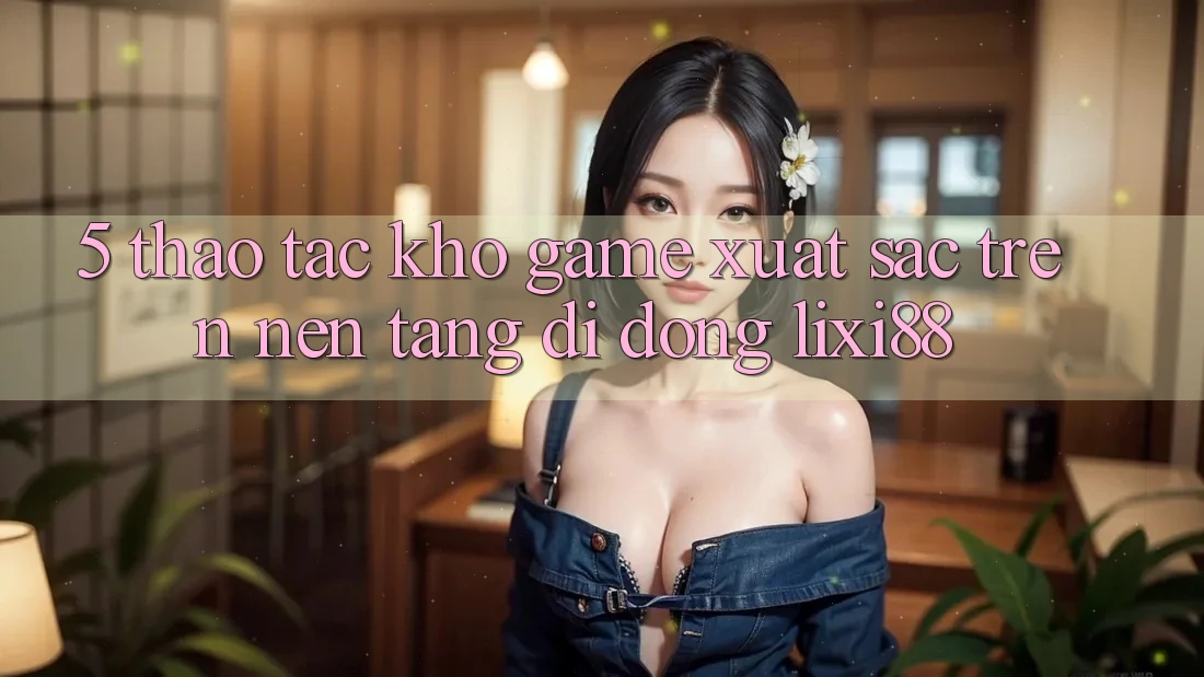 5. Thao tác Kho Game Xuất sắc Trên Nền tảng di động Lixi88