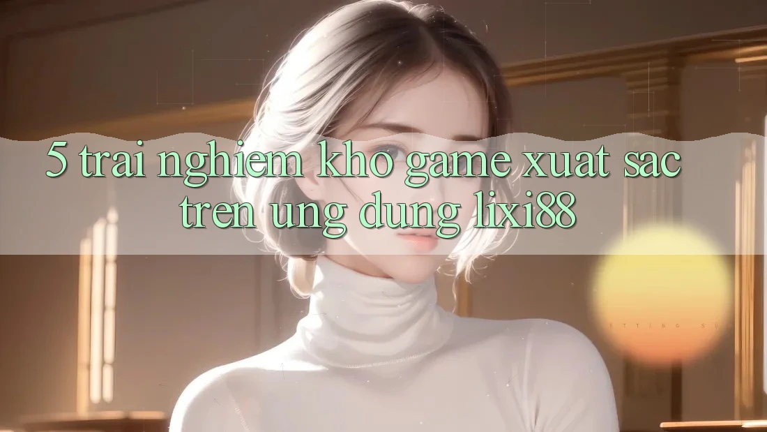 5. Trải nghiệm Kho Game Xuất sắc Trên Ứng dụng Lixi88
