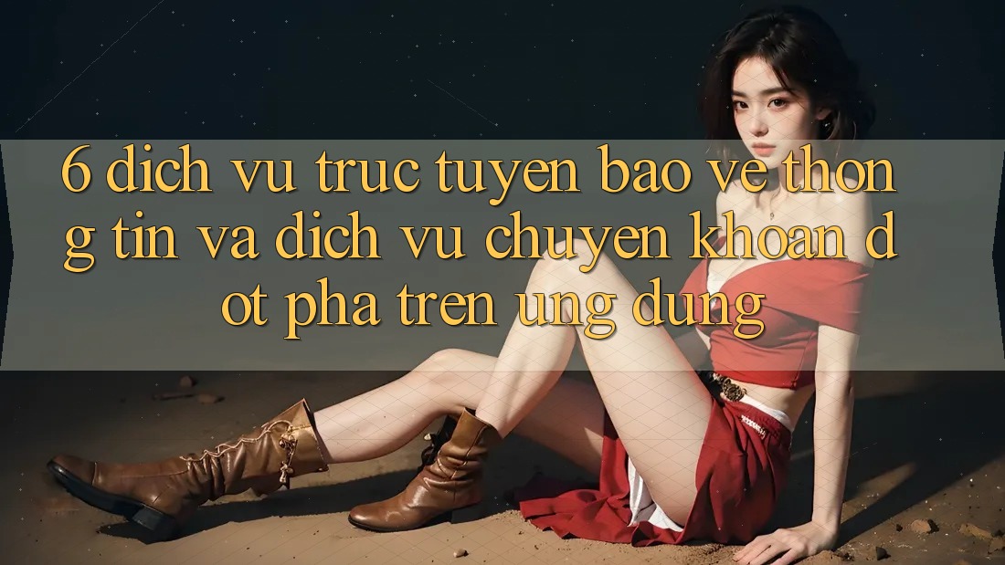 6. Dịch vụ trực tuyến Bảo vệ thông tin Và Dịch Vụ Chuyển khoản Đột Phá Trên Ứng dụng