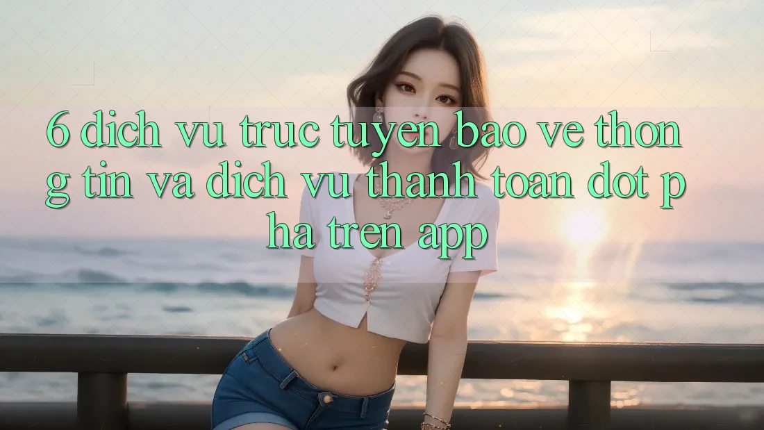 6. Dịch vụ trực tuyến Bảo vệ thông tin Và Dịch Vụ Thanh Toán Đột Phá Trên App
