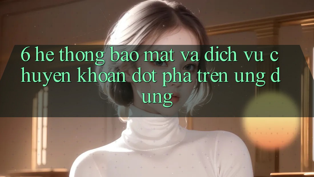 6. Hệ Thống Bảo Mật Và Dịch Vụ Chuyển khoản Đột Phá Trên Ứng dụng