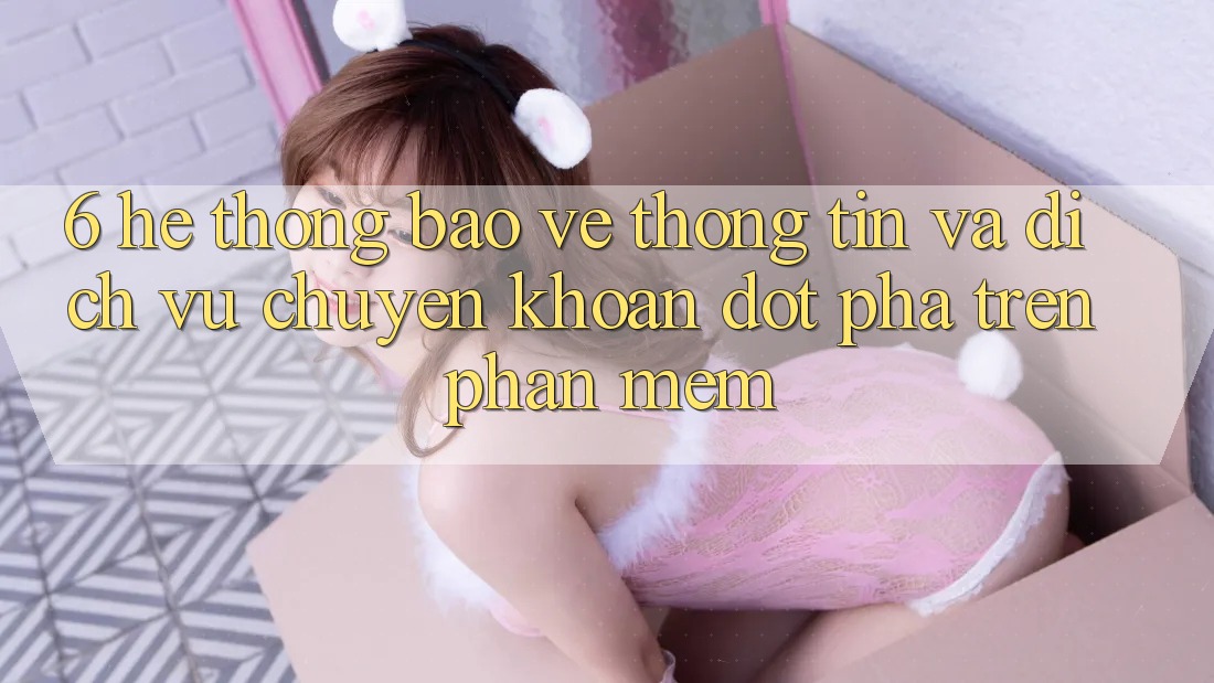 6. Hệ Thống Bảo vệ thông tin Và Dịch Vụ Chuyển khoản Đột Phá Trên Phần mềm