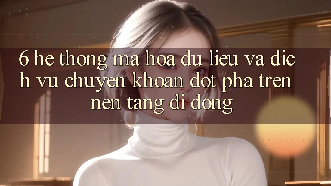 6. Hệ Thống Mã hóa dữ liệu Và Dịch Vụ Chuyển khoản Đột Phá Trên Nền tảng di động