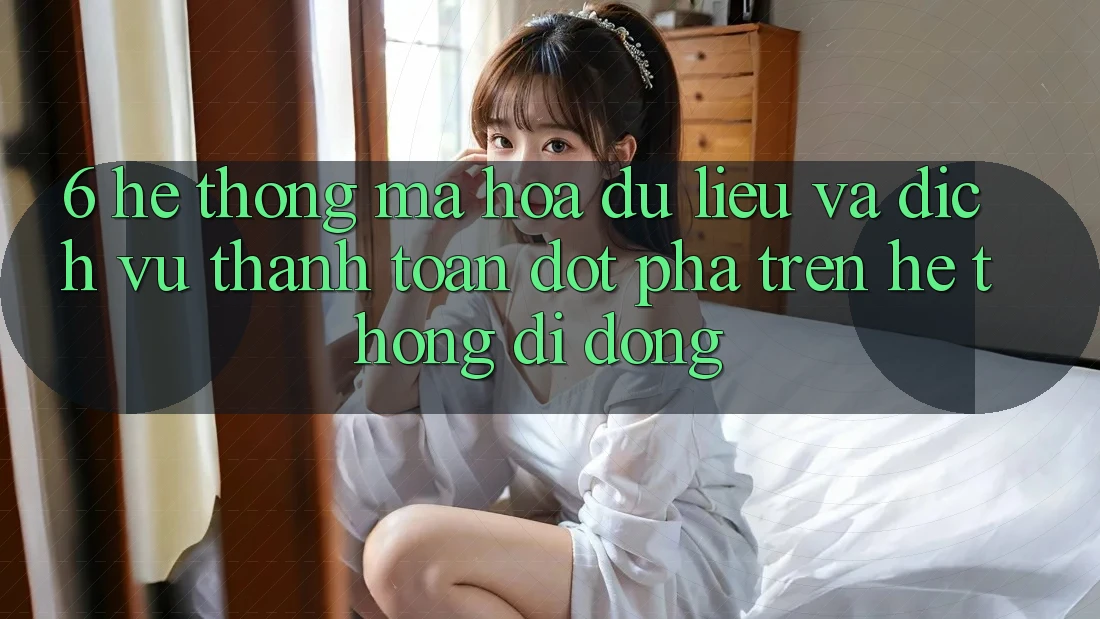 6. Hệ Thống Mã hóa dữ liệu Và Dịch Vụ Thanh Toán Đột Phá Trên Hệ thống di động