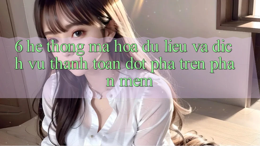 6. Hệ Thống Mã hóa dữ liệu Và Dịch Vụ Thanh Toán Đột Phá Trên Phần mềm