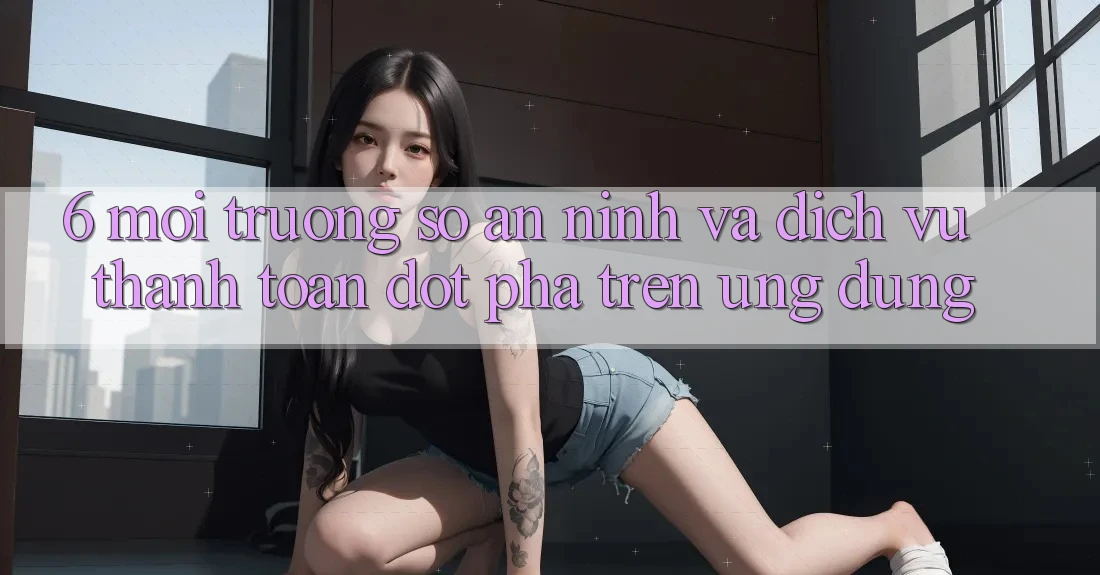 6. Môi trường số An ninh Và Dịch Vụ Thanh Toán Đột Phá Trên Ứng dụng