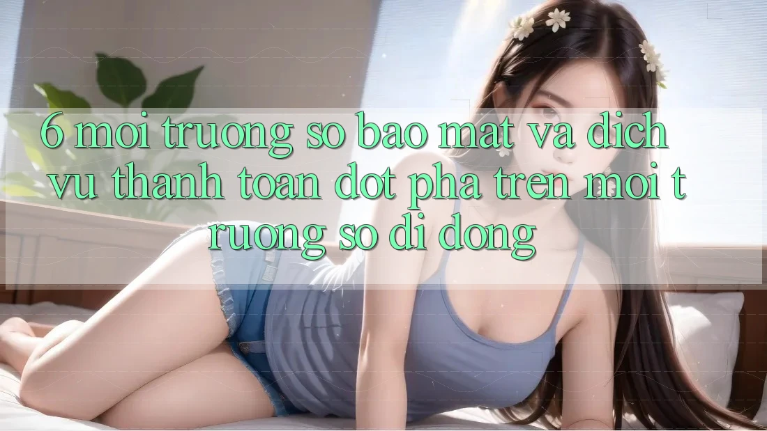 6. Môi trường số Bảo Mật Và Dịch Vụ Thanh Toán Đột Phá Trên Môi trường số di động