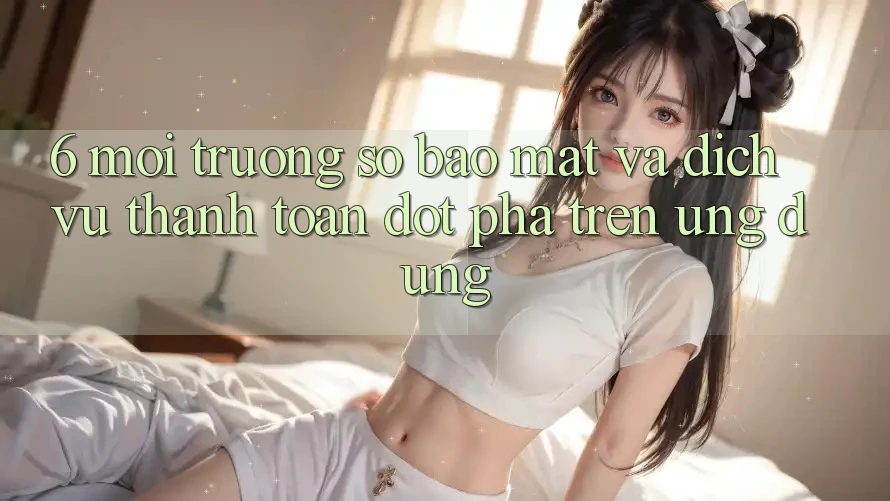 6. Môi trường số Bảo Mật Và Dịch Vụ Thanh Toán Đột Phá Trên Ứng dụng