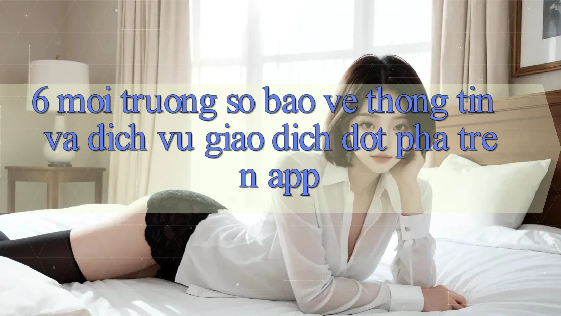 6. Môi trường số Bảo vệ thông tin Và Dịch Vụ Giao dịch Đột Phá Trên App