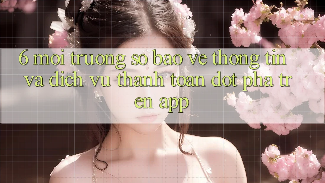 6. Môi trường số Bảo vệ thông tin Và Dịch Vụ Thanh toán Đột Phá Trên App