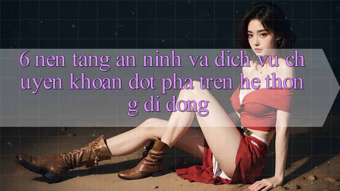 6. Nền tảng An ninh Và Dịch Vụ Chuyển khoản Đột Phá Trên Hệ thống di động
