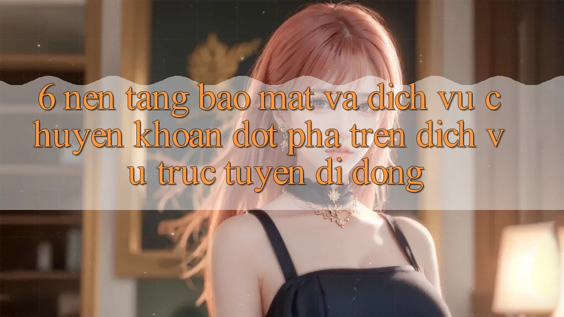 6. Nền tảng Bảo Mật Và Dịch Vụ Chuyển khoản Đột Phá Trên Dịch vụ trực tuyến di động
