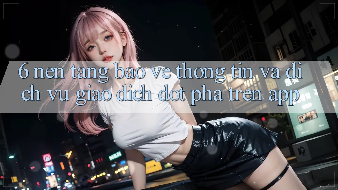 6. Nền tảng Bảo vệ thông tin Và Dịch Vụ Giao dịch Đột Phá Trên App