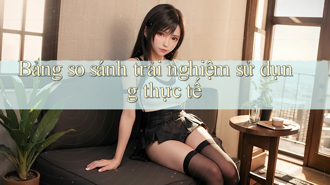 Bảng so sánh trải nghiệm sử dụng thực tế
