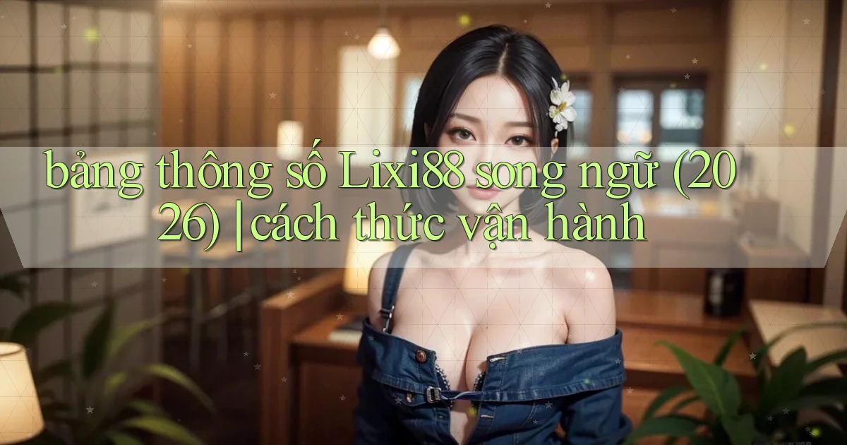bảng thông số Lixi88 song ngữ (2026) cách thức vận hành