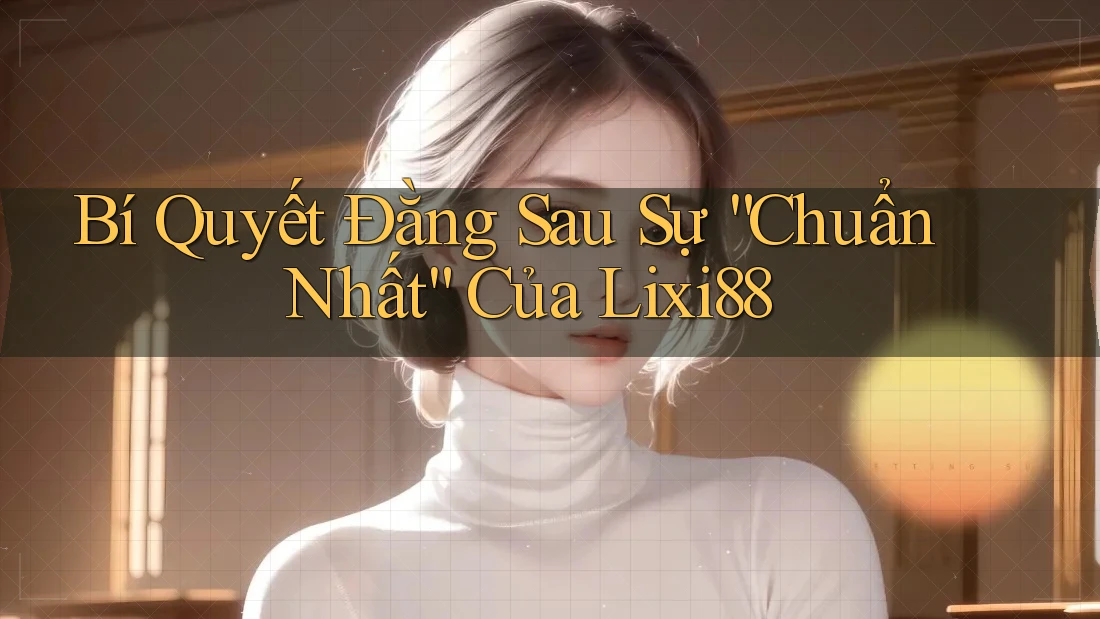 Bí Quyết Đằng Sau Sự “Chuẩn Nhất” Của Lixi88