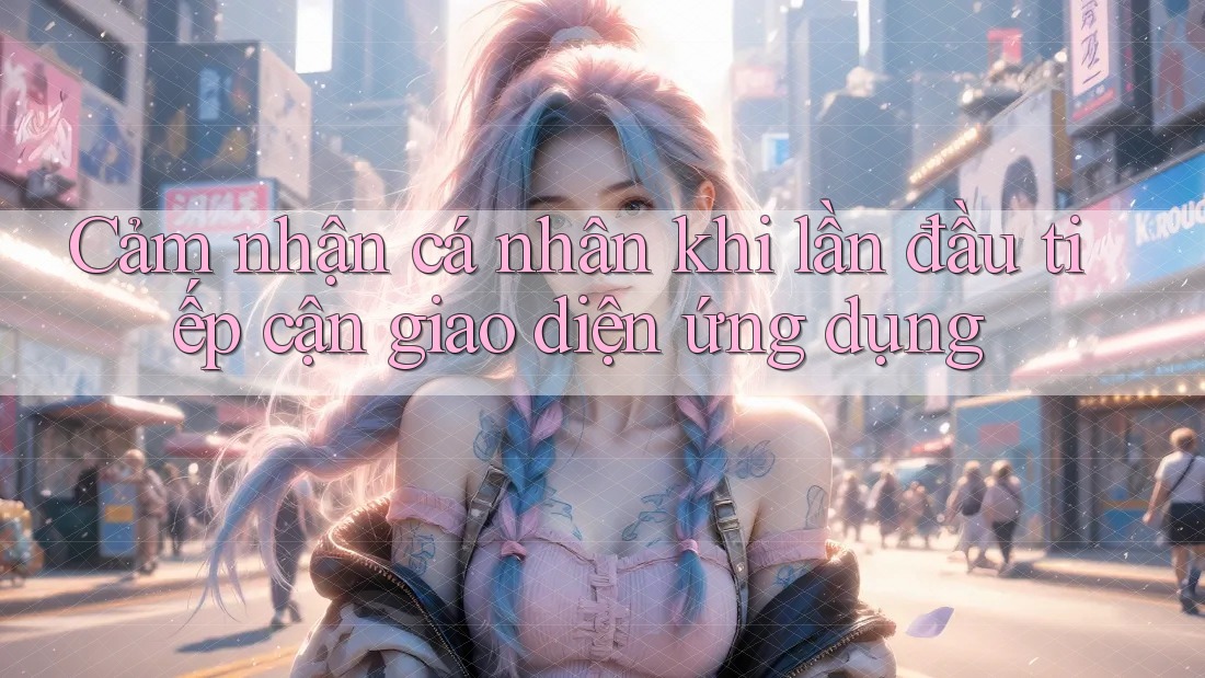 Cảm nhận cá nhân khi lần đầu tiếp cận giao diện ứng dụng