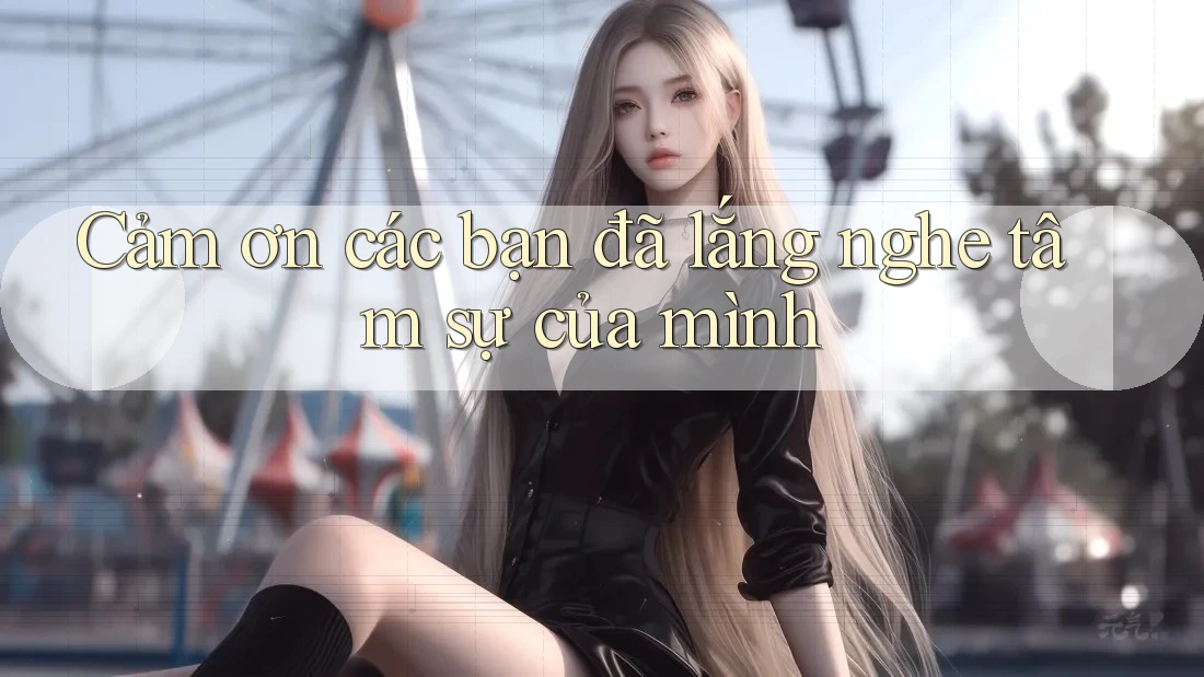 Cảm ơn các bạn đã lắng nghe tâm sự của mình