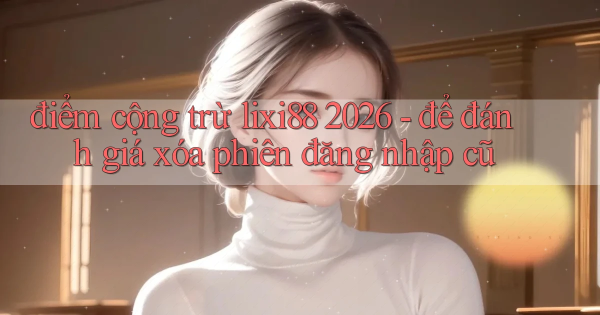 điểm cộng trừ lixi88 2026   để đánh giá xóa phiên đăng nhập cũ