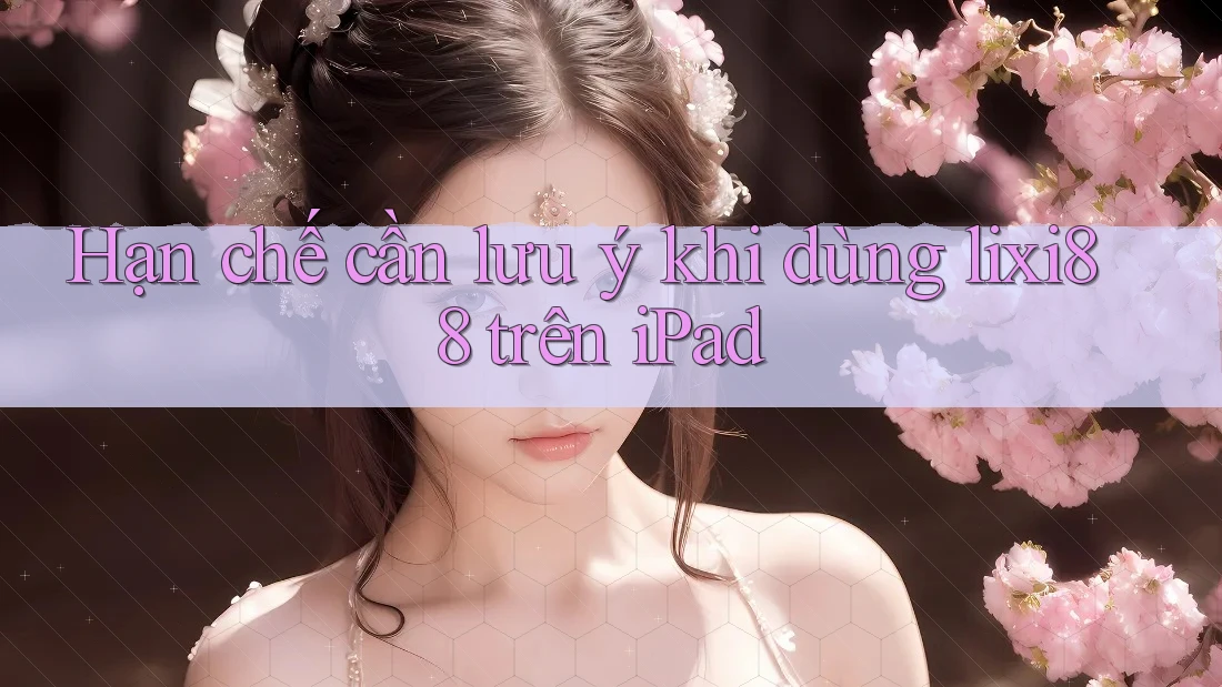 Hạn chế cần lưu ý khi dùng lixi88 trên iPad