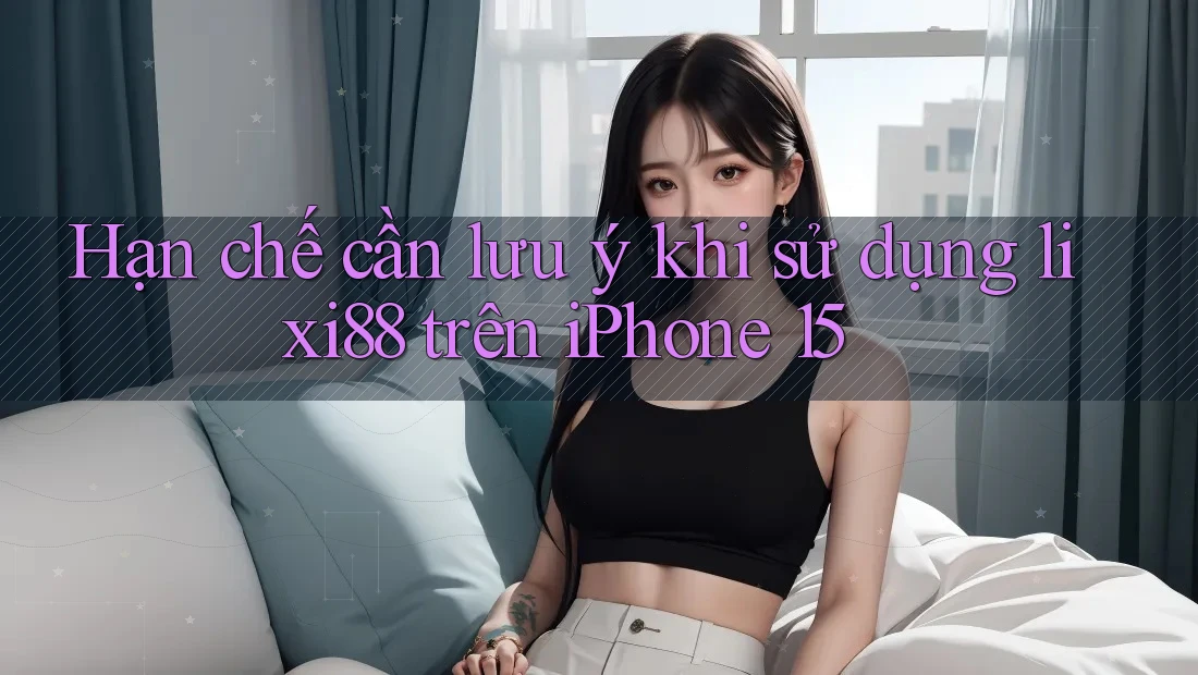 Hạn chế cần lưu ý khi sử dụng lixi88 trên iPhone 15 Hạn chế cần lưu ý khi sử dụng lixi88 trên iPhone 15