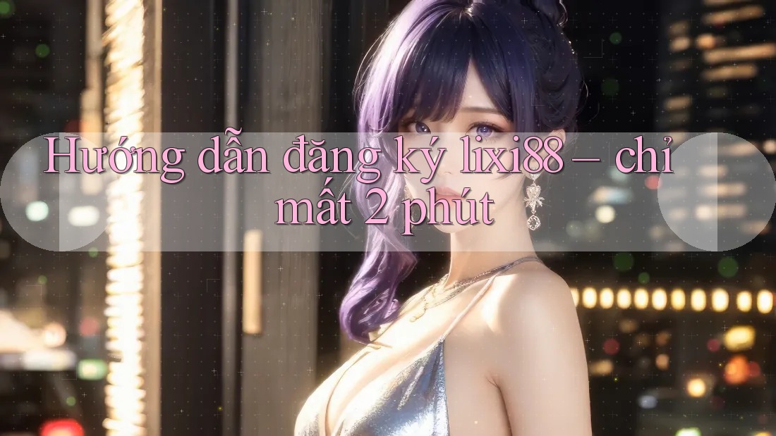 Hướng dẫn đăng ký lixi88 – chỉ mất 2 phút