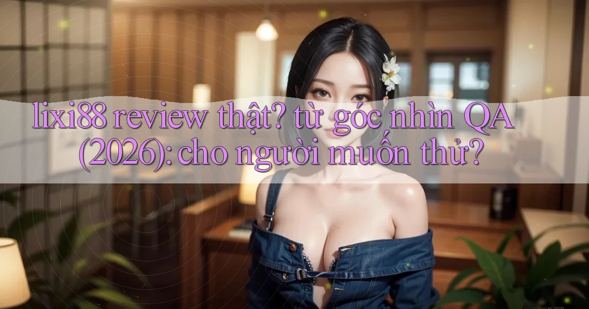 lixi88 review thật từ góc nhìn QA (2026) cho người muốn thử