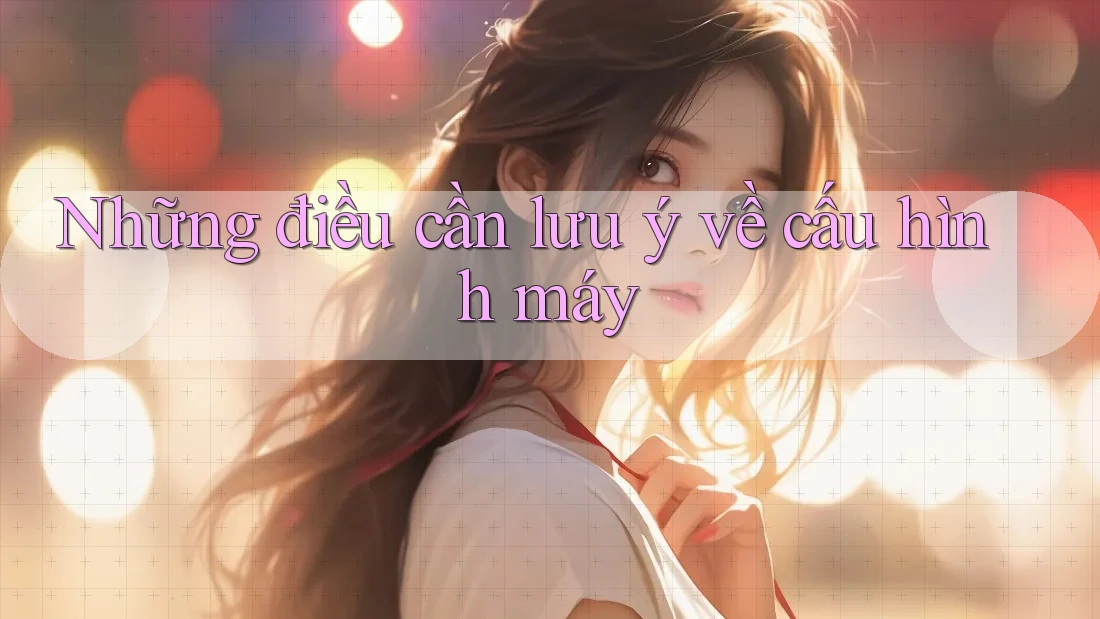Những điều cần lưu ý về cấu hình máy