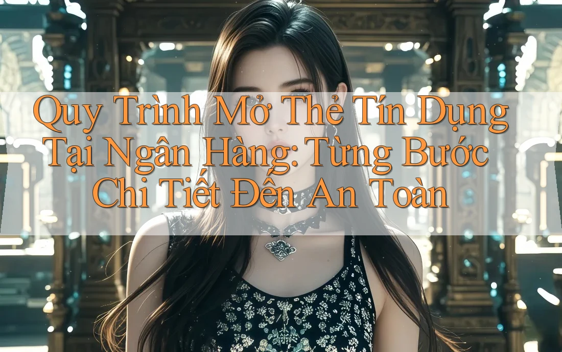 Quy Trình Mở Thẻ Tín Dụng Tại Ngân Hàng: Từng Bước Chi Tiết Đến An Toàn