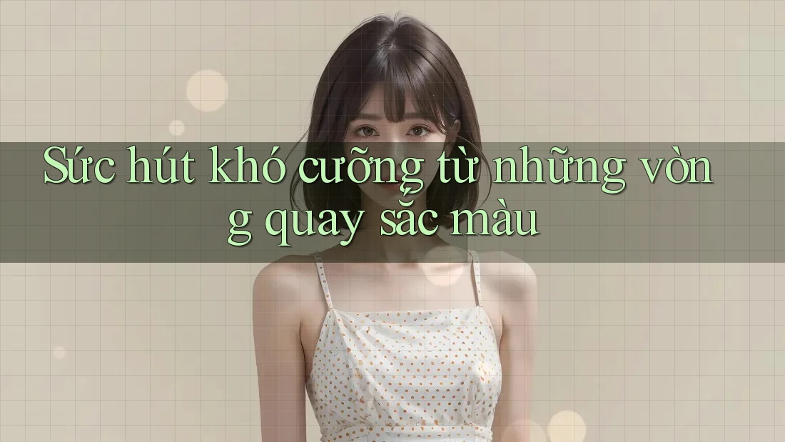 Sức hút khó cưỡng từ những vòng quay sắc màu