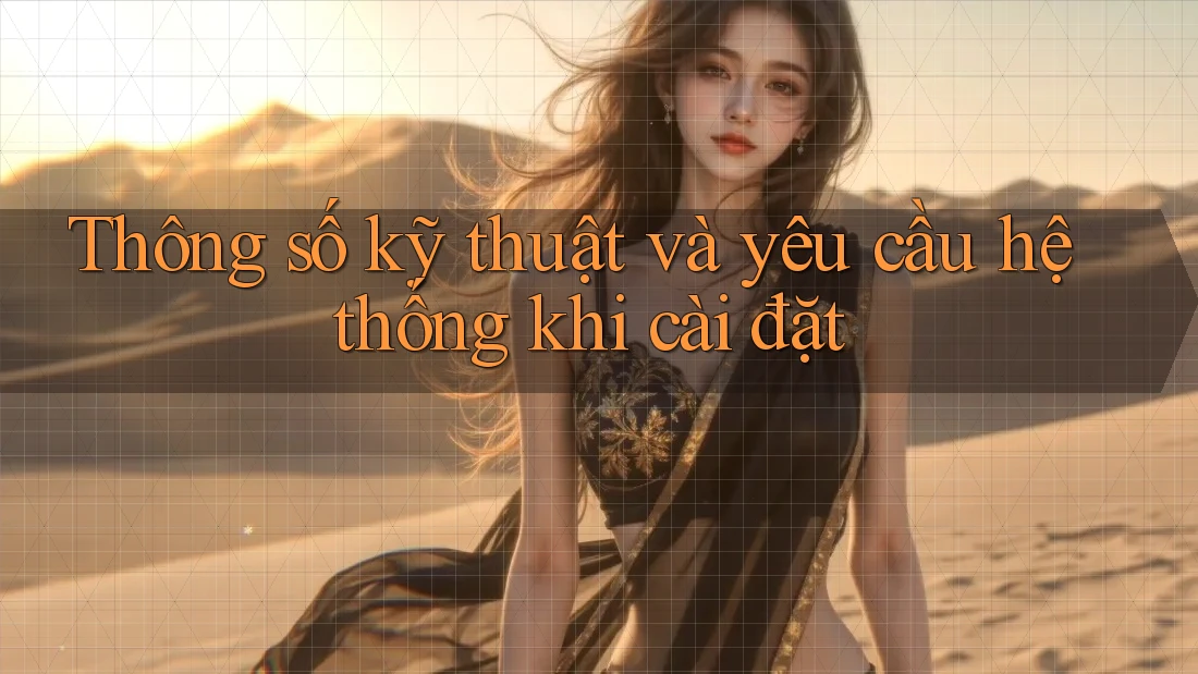Thông số kỹ thuật và yêu cầu hệ thống khi cài đặt